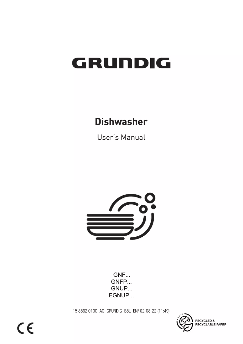 Page 1 de la notice Manuel utilisateur Grundig GNFP 4550 WB