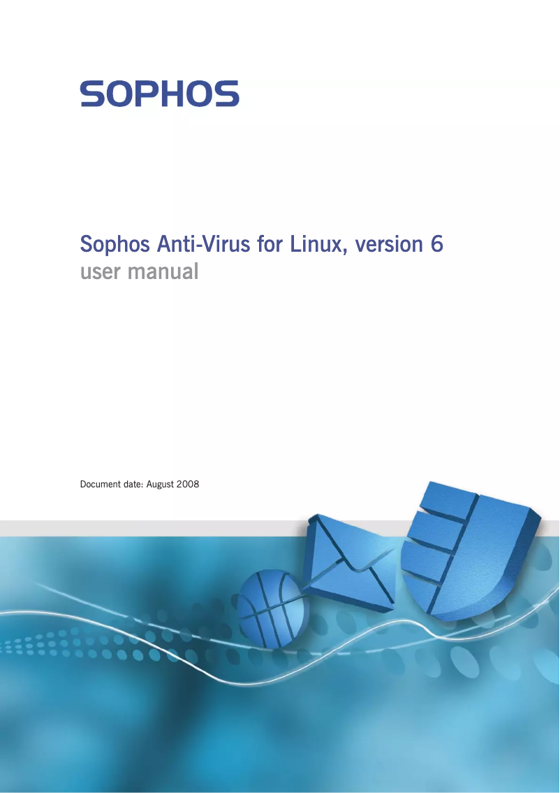 Page 1 de la notice Manuel utilisateur Sophos Anti-Virus for linux v6