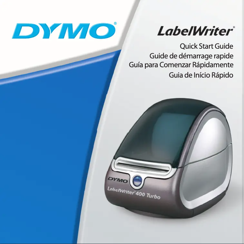 Page 1 de la notice Manuel utilisateur Dymo LabelWriter 400