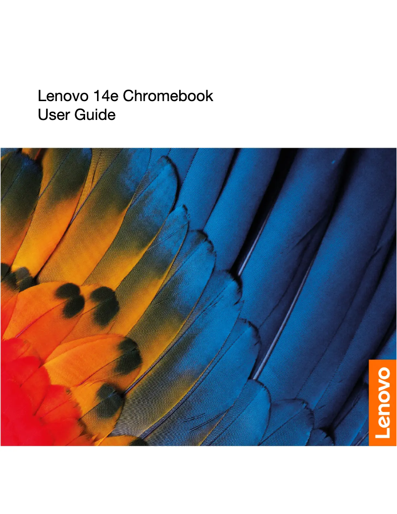 Page n°1 - Manuel utilisateur Lenovo Chromebook 14e