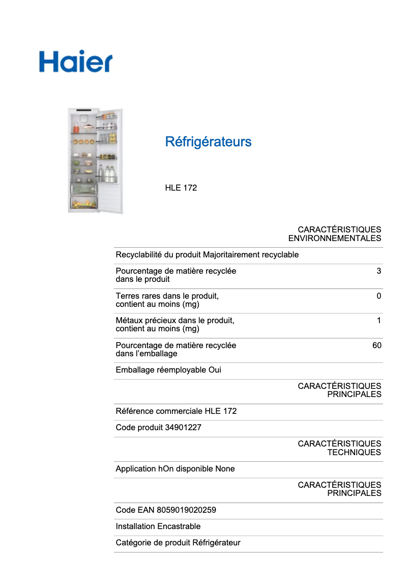 Image de la première page du manuel de l'appareil BI SD 177