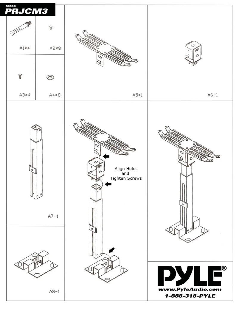 Página 1 del manual Manual de usuario Pyle PRJCM3