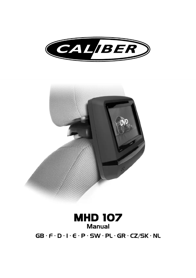 Page 1 de la notice Manuel utilisateur Caliber MHD107