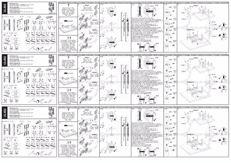 Page n°1 - Manuel utilisateur AVF UL402PB