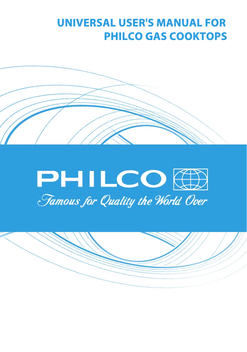 Page n°1 - Manuel utilisateur Philco PGI 6402