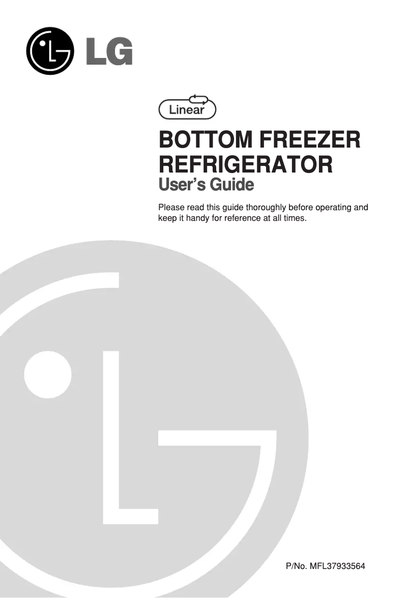 Página 1 del manual Manual de usuario LG GR-L219STSL