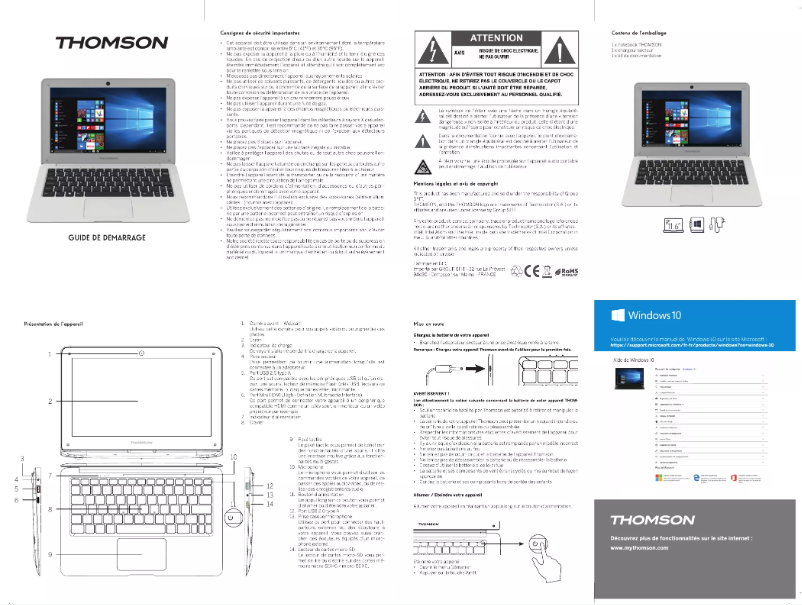 Image de la première page du manuel de l'appareil NEO 12A