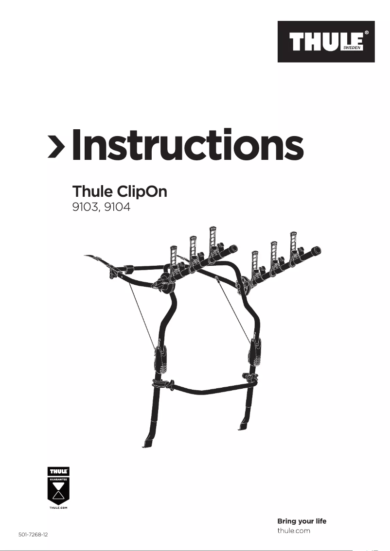 Image de la première page du manuel de l'appareil ClipOn 3 9104