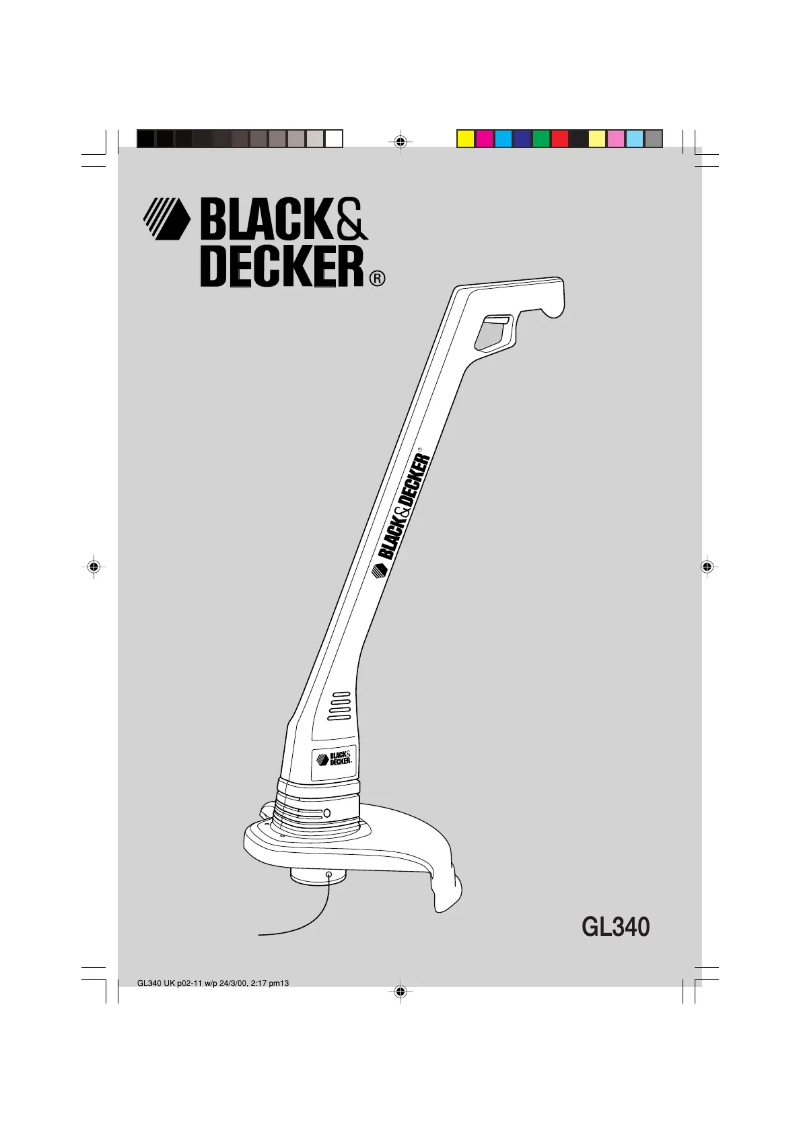 Page 1 de la notice Manuel utilisateur Black & Decker GL340