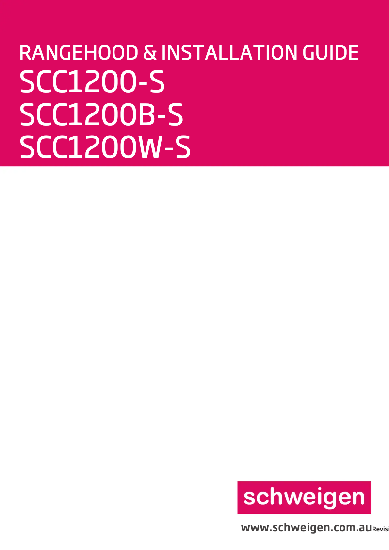 Image de la première page du manuel de l'appareil SCC1200B-S