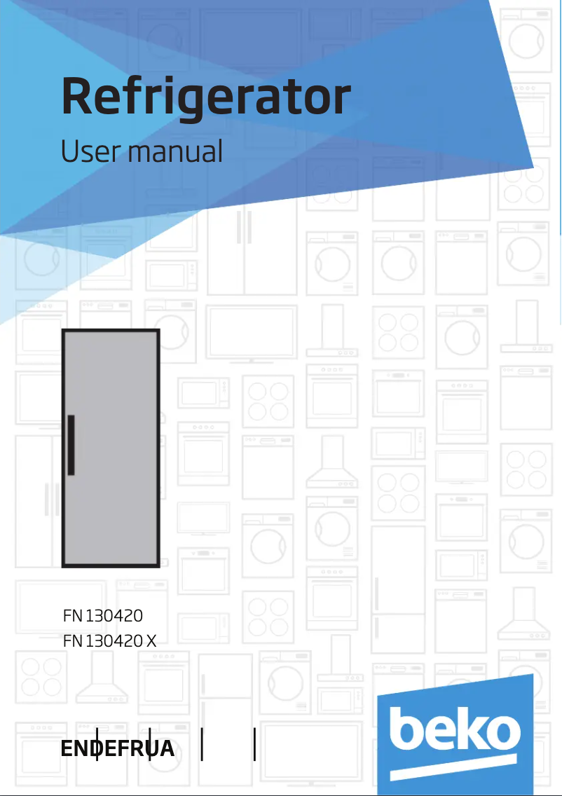 Page n°1 - Manuel utilisateur Beko FN 130420