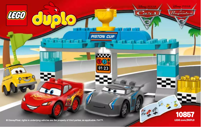 Page n°1 - Manuel utilisateur Lego Piston Cup Race 10857