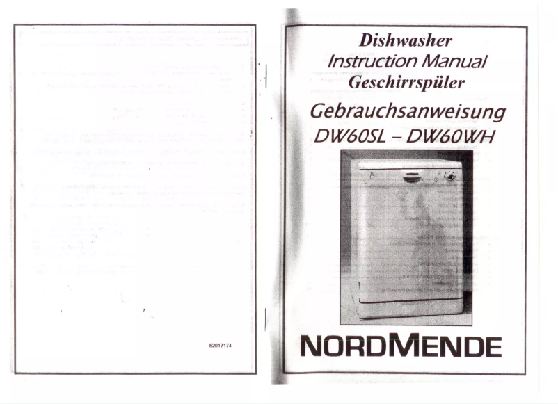 Page n°1 - Manuel utilisateur Nordmende DW60SL