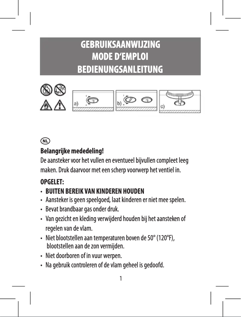 Page 1 de la notice Manuel utilisateur GlobalTronics GT-CLS-01