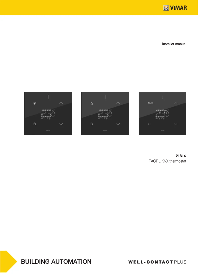 Page 1 de la notice Manuel utilisateur Vimar 21814.F.76