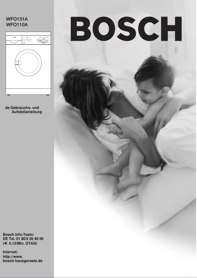 Page n°1 - Manuel utilisateur Bosch WFO110A