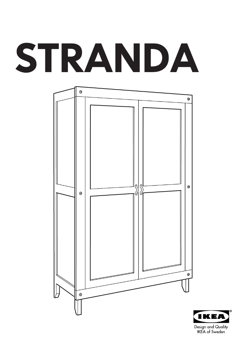 Page 1 de la notice Manuel utilisateur Ikea STRANDA