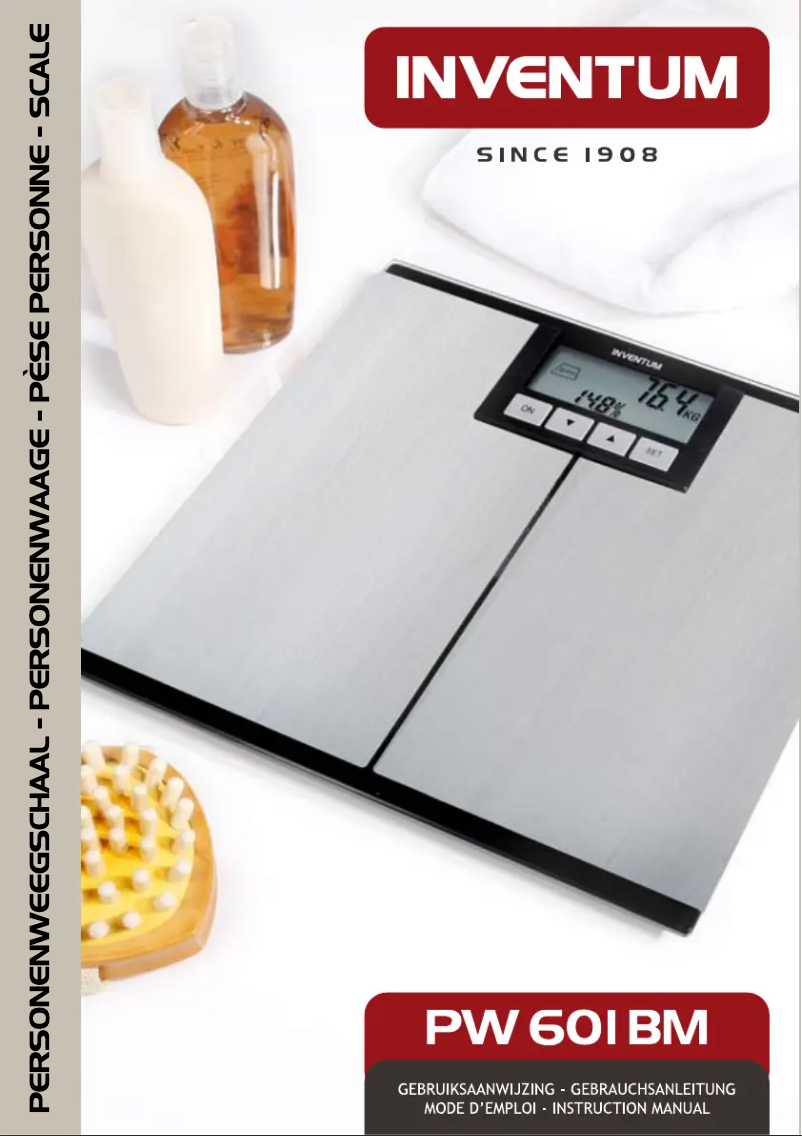 Image de la première page du manuel de l'appareil PW601BM