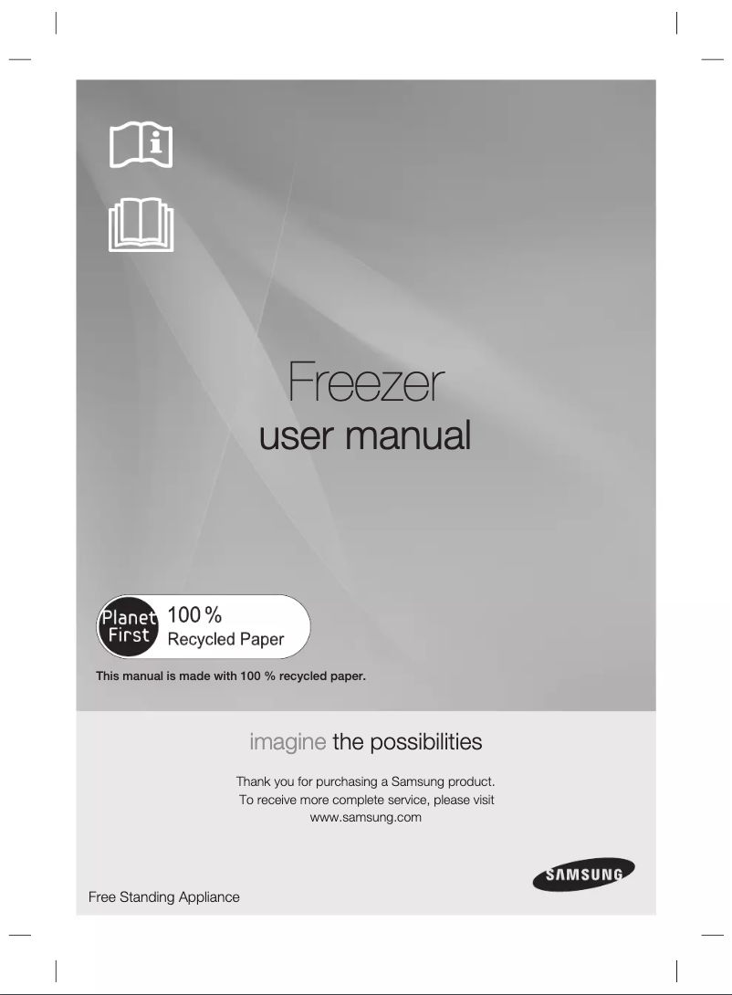 Page n°1 - Manuel utilisateur Samsung RZ28H61507F