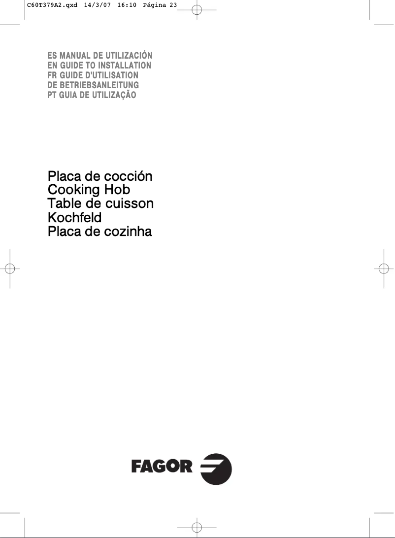 Image de la première page du manuel de l'appareil iF-900BS