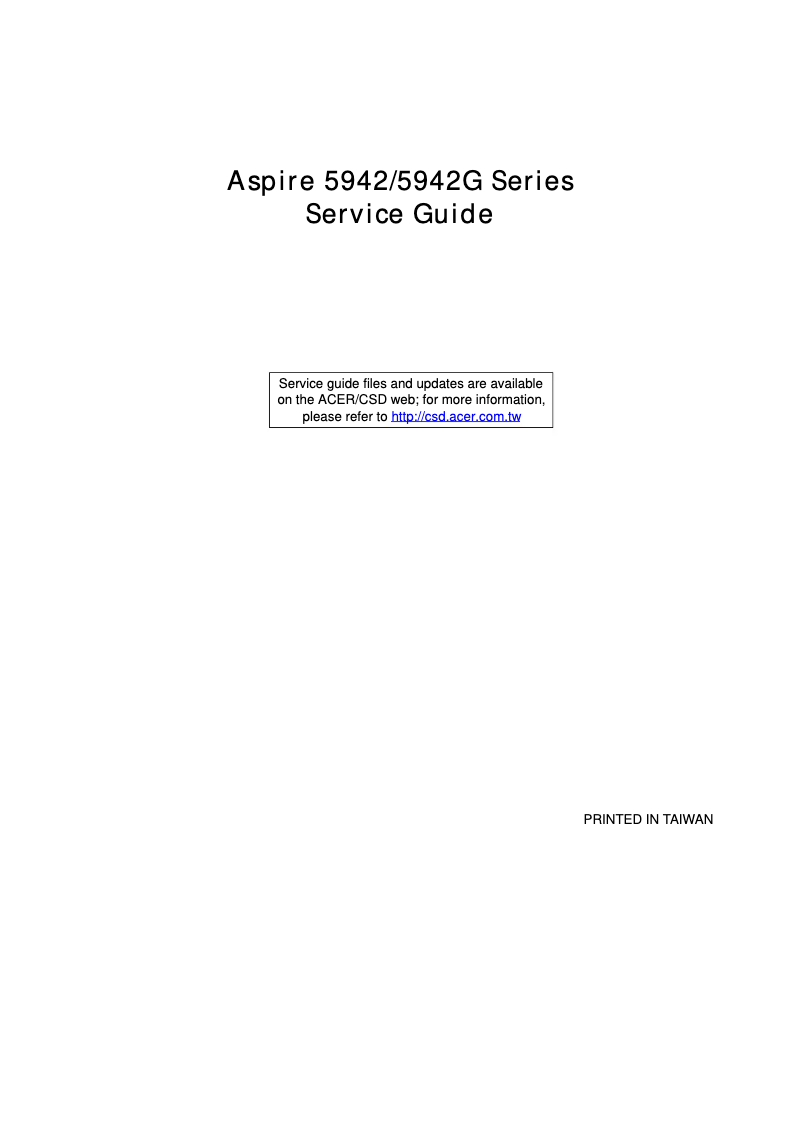 Page 1 de la notice Manuel utilisateur Acer Aspire Ethos AS5942G-334G50Mn