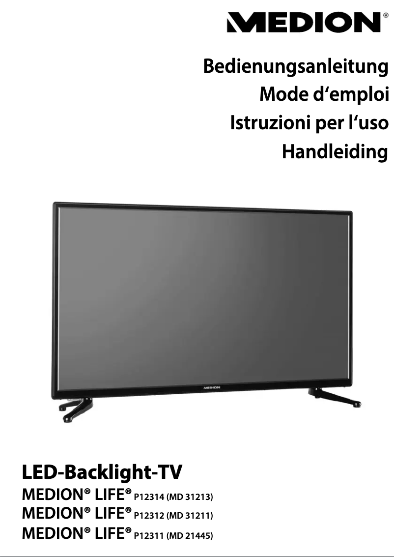 Page 1 de la notice Manuel utilisateur Medion LIFE P12311 (MD 21445)