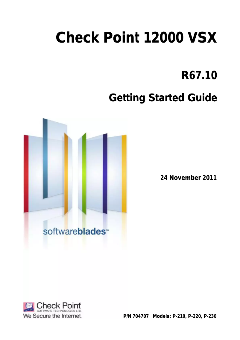 Página 1 del manual Manual de usuario Check Point VSX 12200