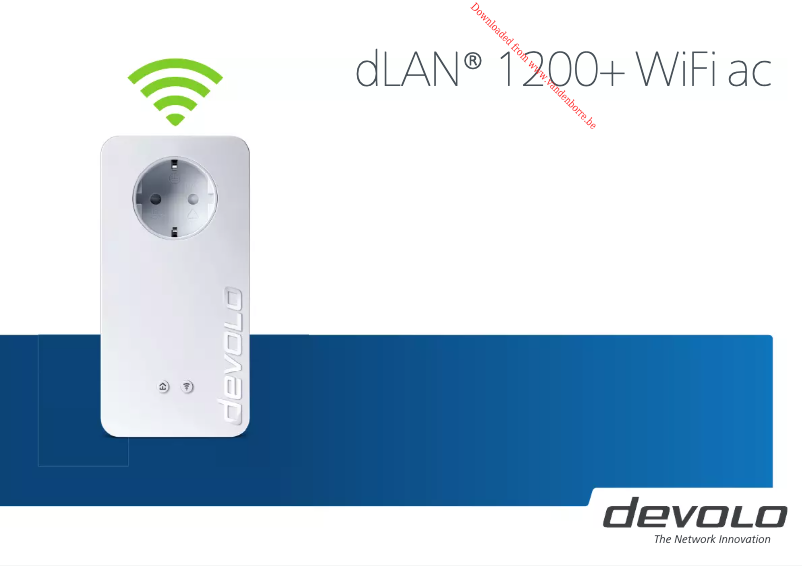 Page 1 of the manual User Manual Devolo dLAN 1200+ WiFi ac