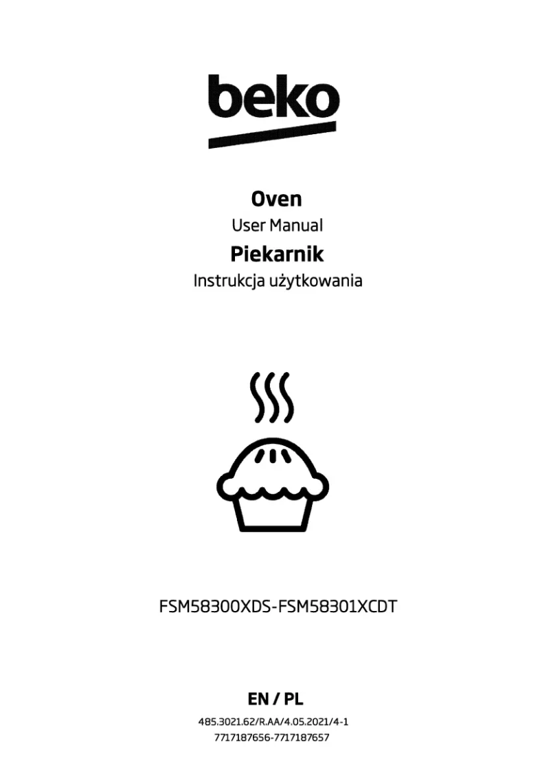 Page 1 de la notice Manuel utilisateur Beko FSM58300XDS