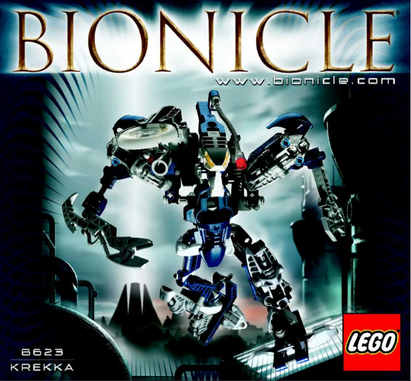 Page n°1 - Manuel utilisateur Lego Bionicle 8623
