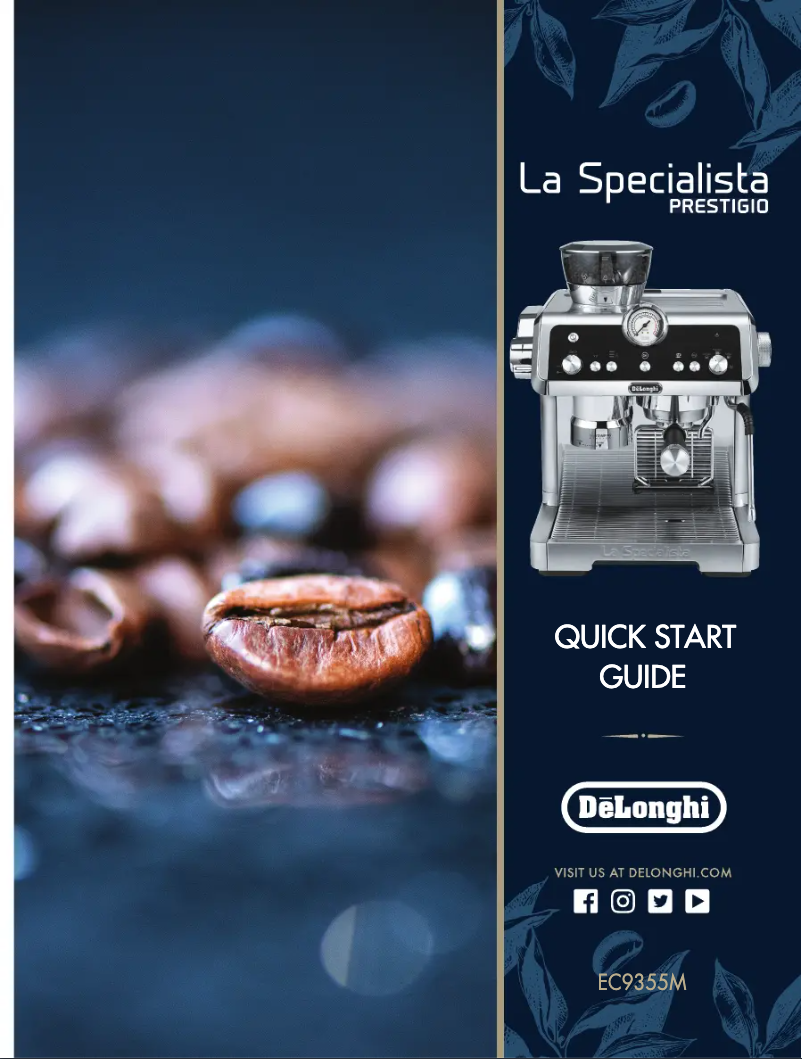 Image de la première page du manuel de l'appareil La Specialista Prestigio EC9355