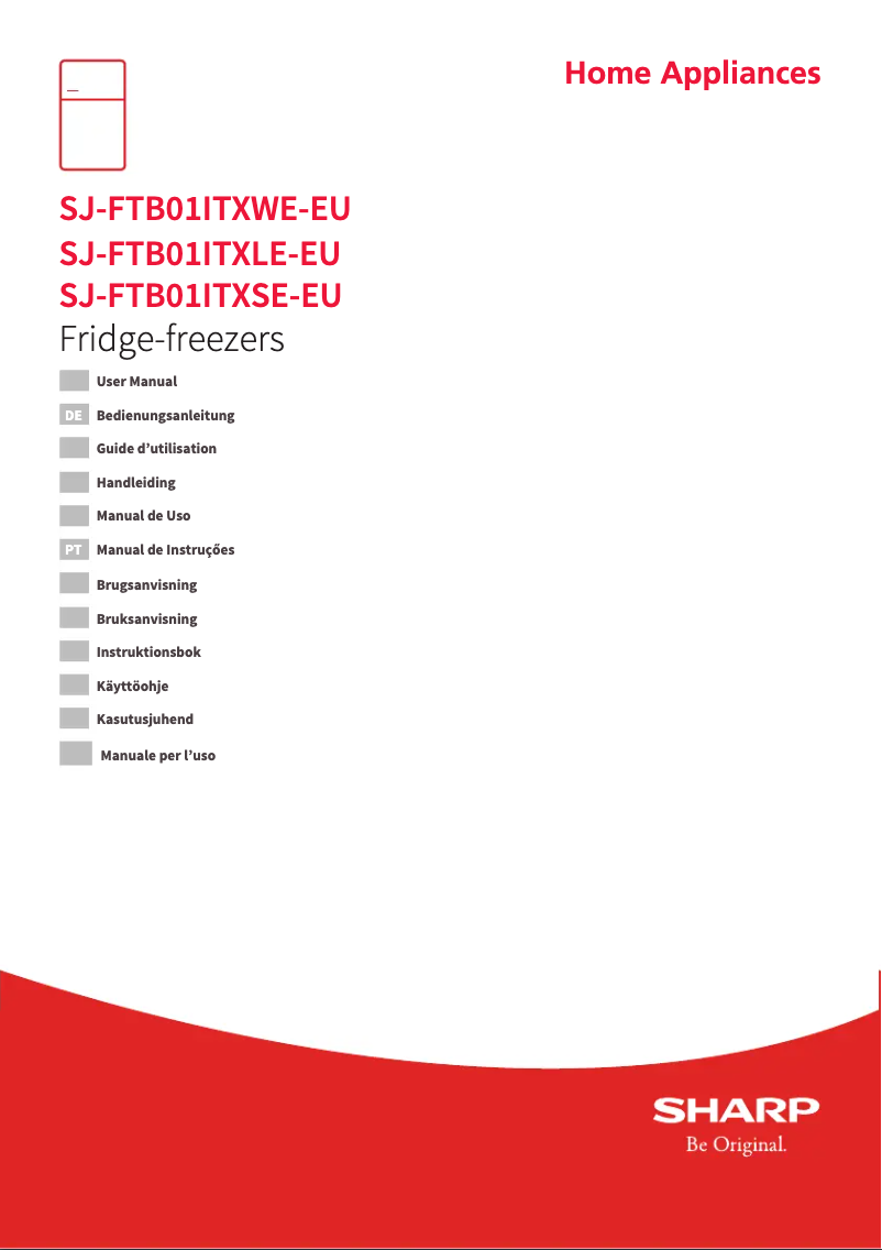 Image de la première page du manuel de l'appareil SJ-FTB01ITXSE-EU