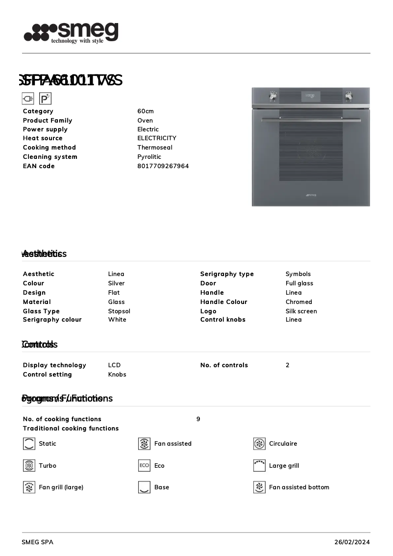 Image de la première page du manuel de l'appareil SFPA6101TVS