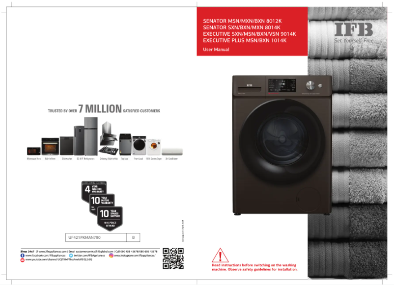 Image de la première page du manuel de l'appareil Senator SXN 8014K
