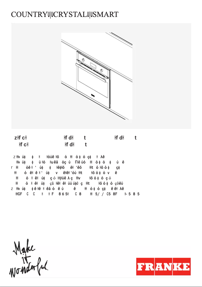 Page 1 de la notice Manuel utilisateur Franke SMP 86 M XS/F