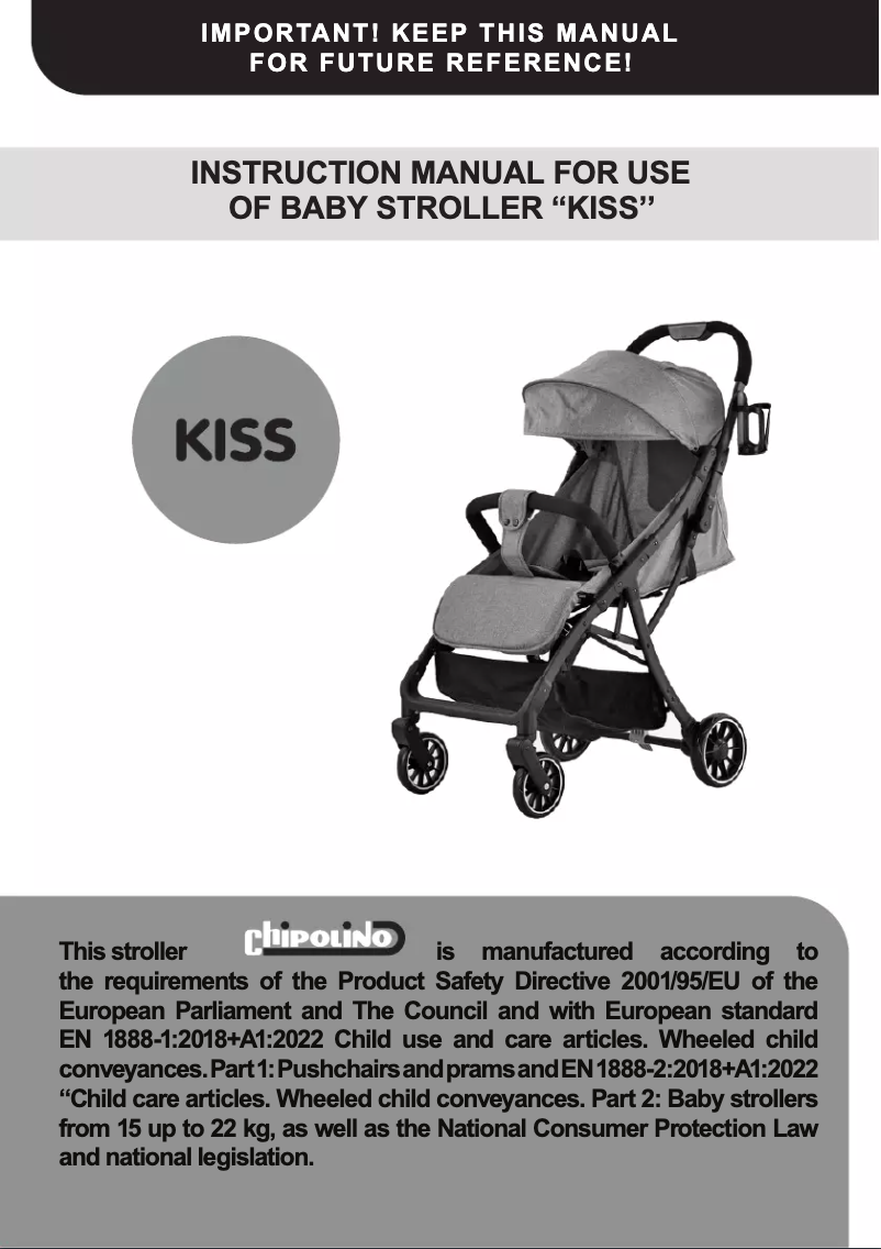 Image de la première page du manuel de l'appareil Kiss