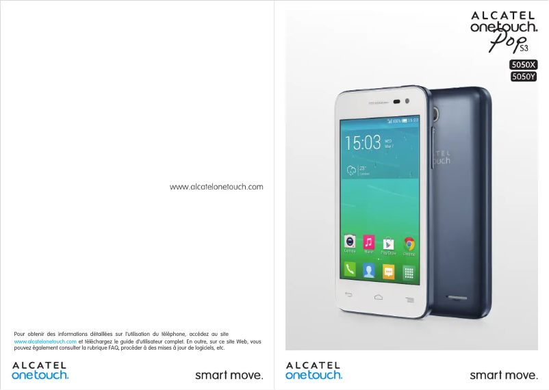Page n°1 - Manuel utilisateur Alcatel One Touch POP S3 5050X