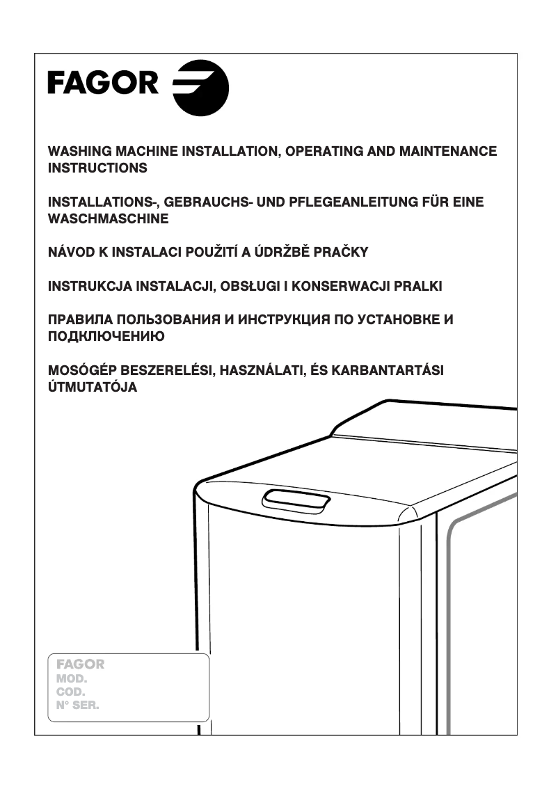 Image de la première page du manuel de l'appareil 1FET-211 W