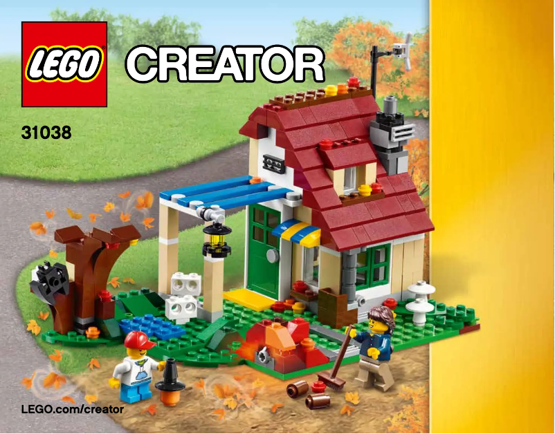 Page 1 de la notice Manuel utilisateur Lego Creator 31038