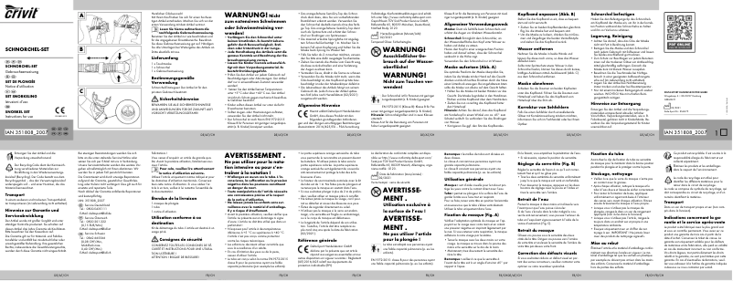 Page n°1 - Manuel utilisateur Crivit IAN 351808