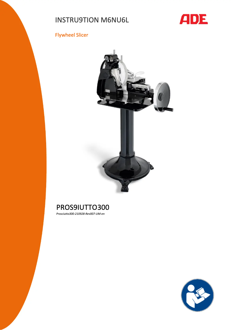 Page n°1 - Manuel utilisateur ADE Prosciutto 300