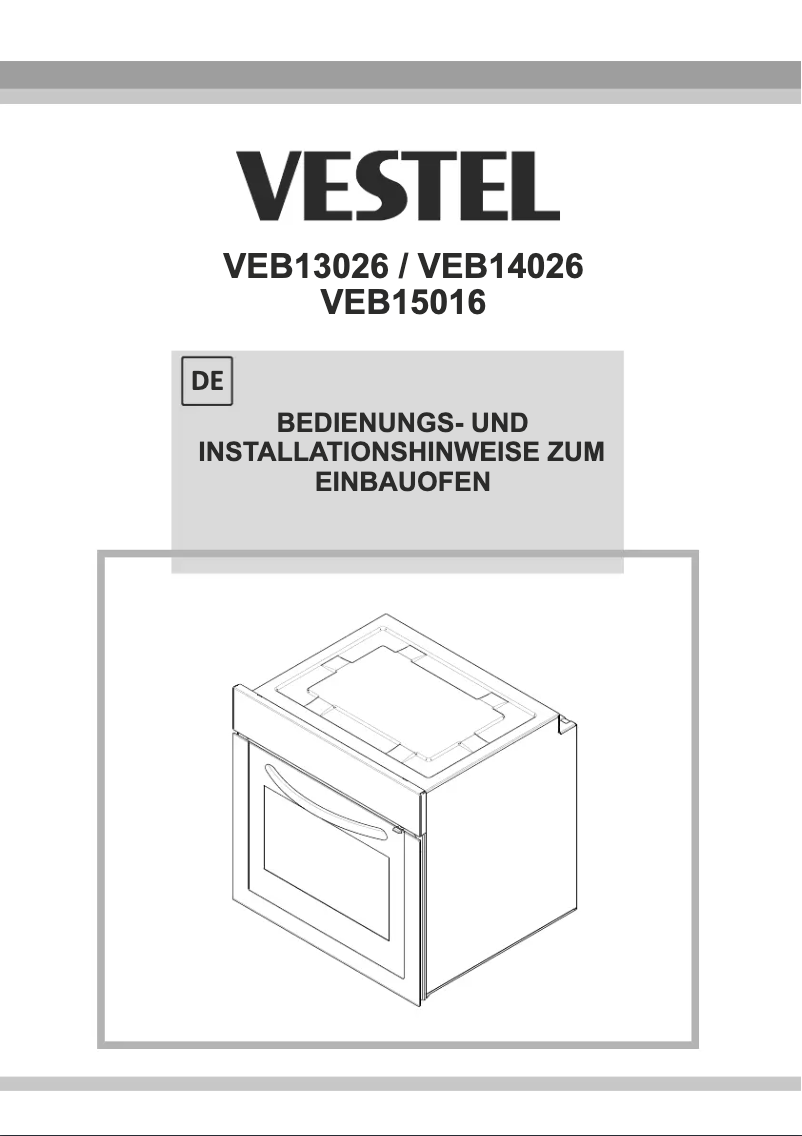 Page 1 of the manual User Manual Vestel VEB15026