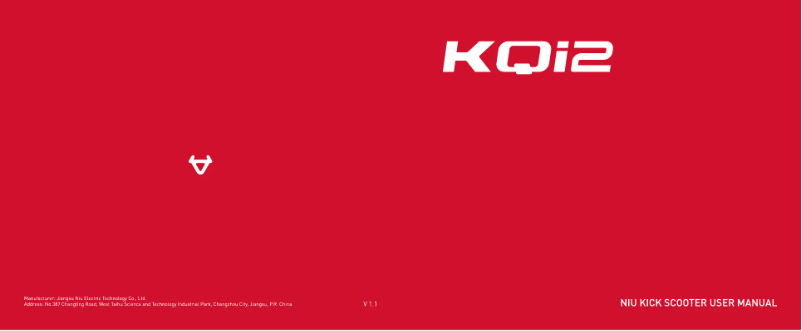 Image de la première page du manuel de l'appareil KQi2 Pro