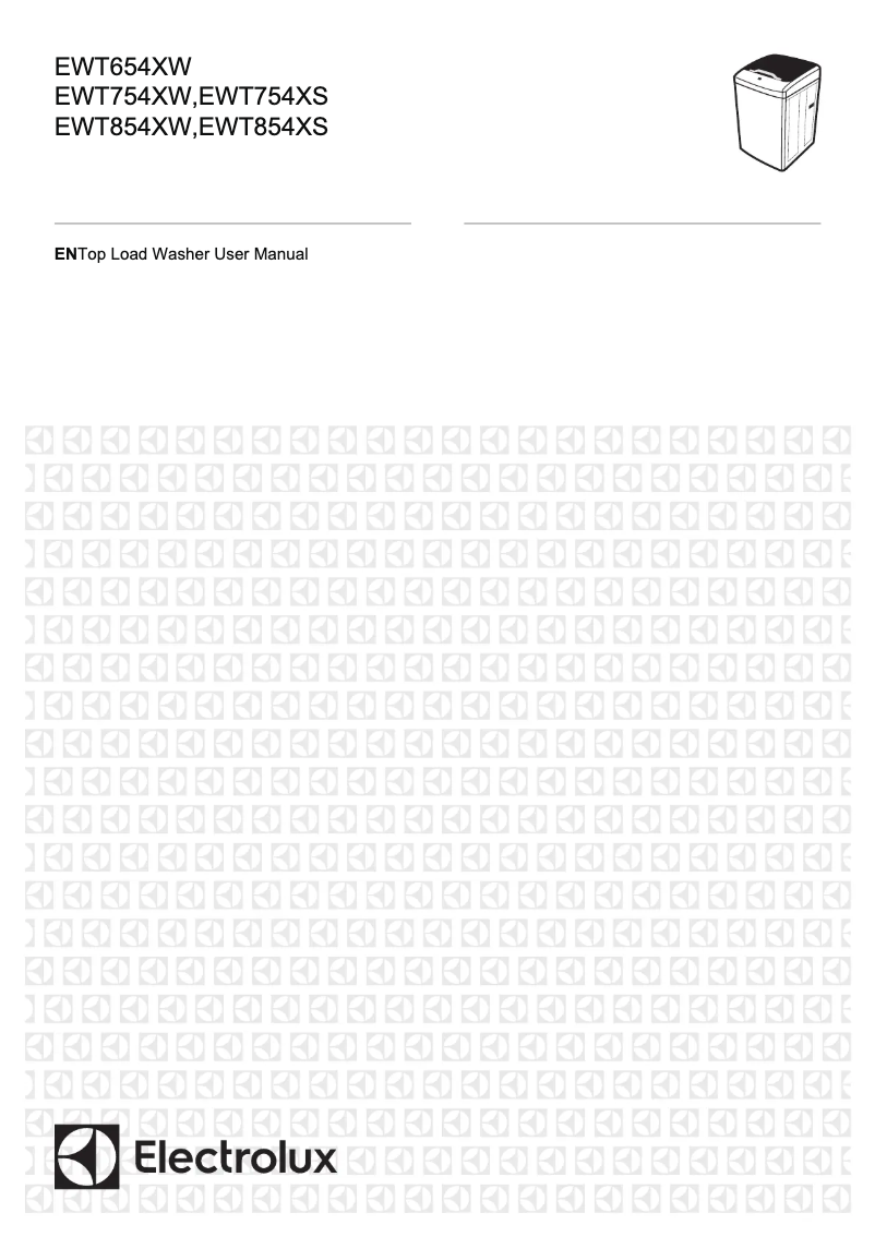 Image de la première page du manuel de l'appareil EWT754XW