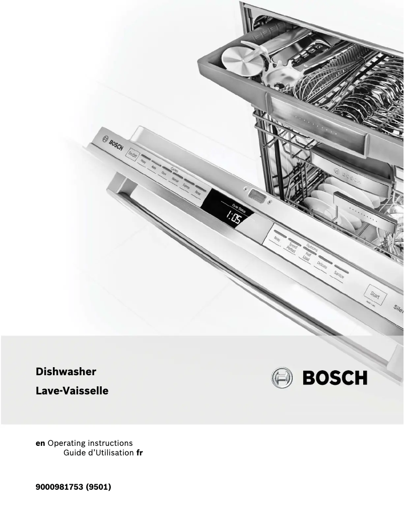 Page n°1 - Mode d'emploi Bosch SPE53U56UC
