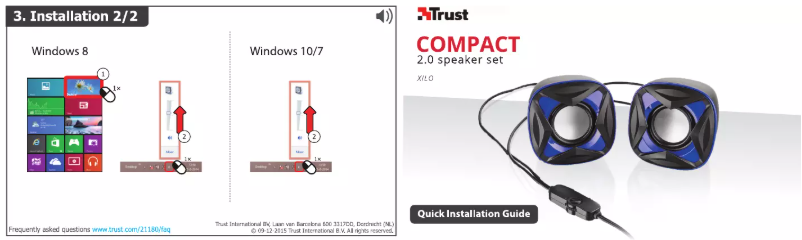 Page 1 de la notice Manuel utilisateur Trust Xilo