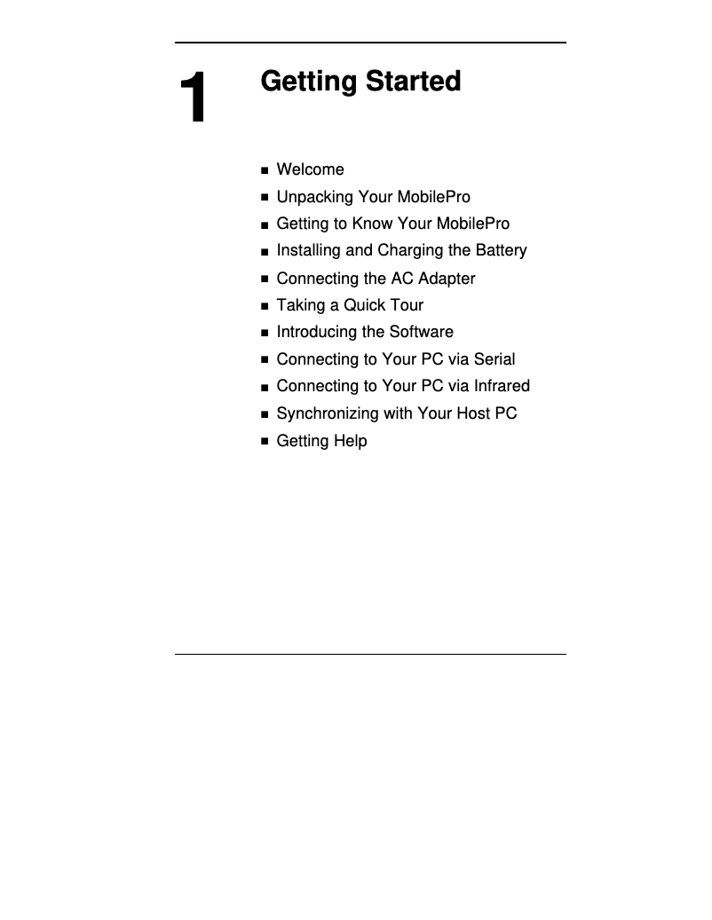 Página 1 del manual Manual de usuario NEC MobilePro 780