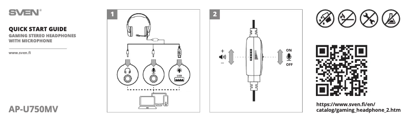 Image de la première page du manuel de l'appareil AP-U750MV