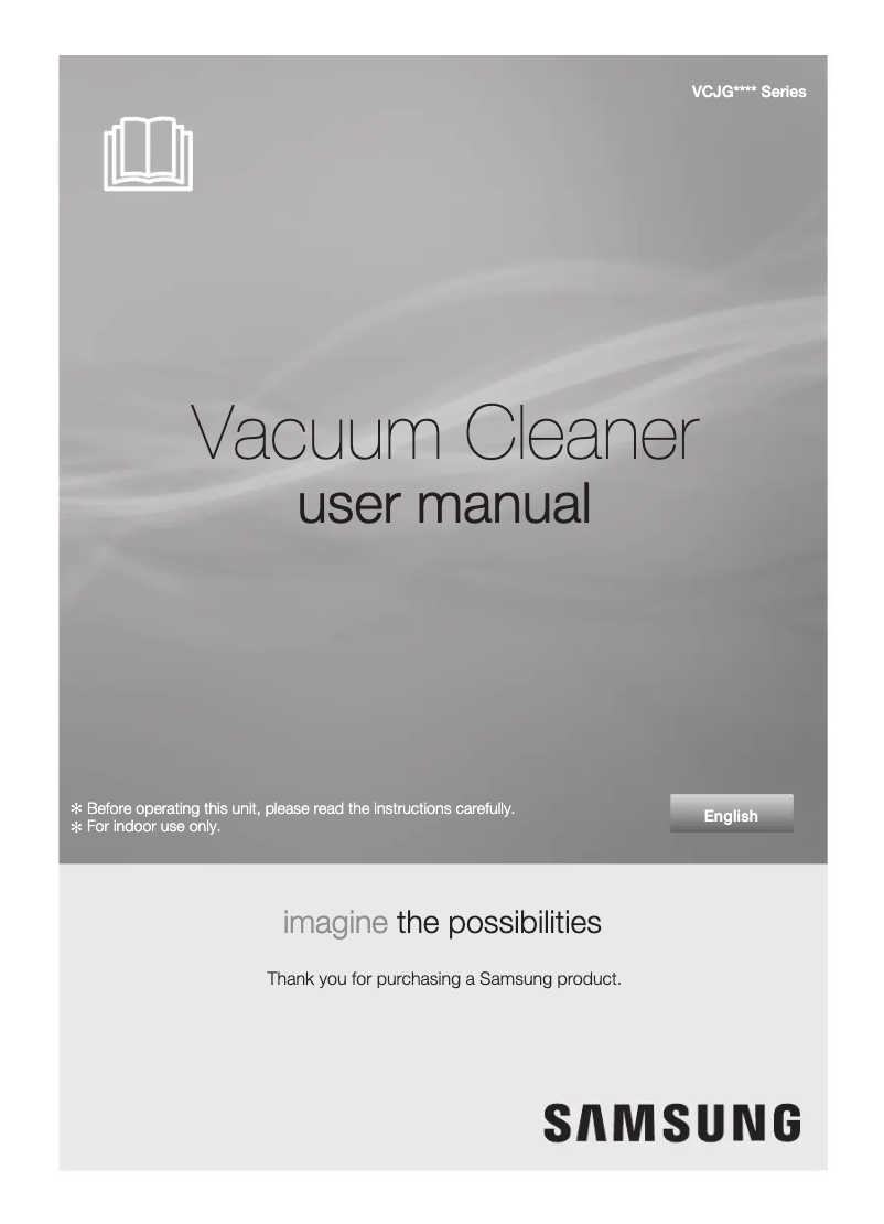 Image de la première page du manuel de l'appareil VCJG24AH