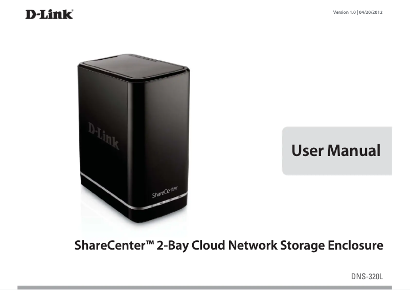Page n°1 - Manuel utilisateur D-Link ShareCenter DNS-320L